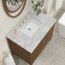 James Martin Myrrin 36" Single Bathroom Vanity, Mid-Century Walnut