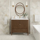 James Martin Myrrin 36" Single Bathroom Vanity, Mid-Century Walnut