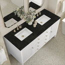 James Martin Myrrin 60" Double Bathroom Vanity, Bright White