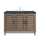 James Martin Portland 48" Single Bathroom Vanity, Whitewashed Walnut
