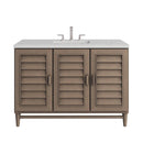James Martin Portland 48" Single Bathroom Vanity, Whitewashed Walnut
