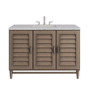 James Martin Portland 48" Single Bathroom Vanity, Whitewashed Walnut
