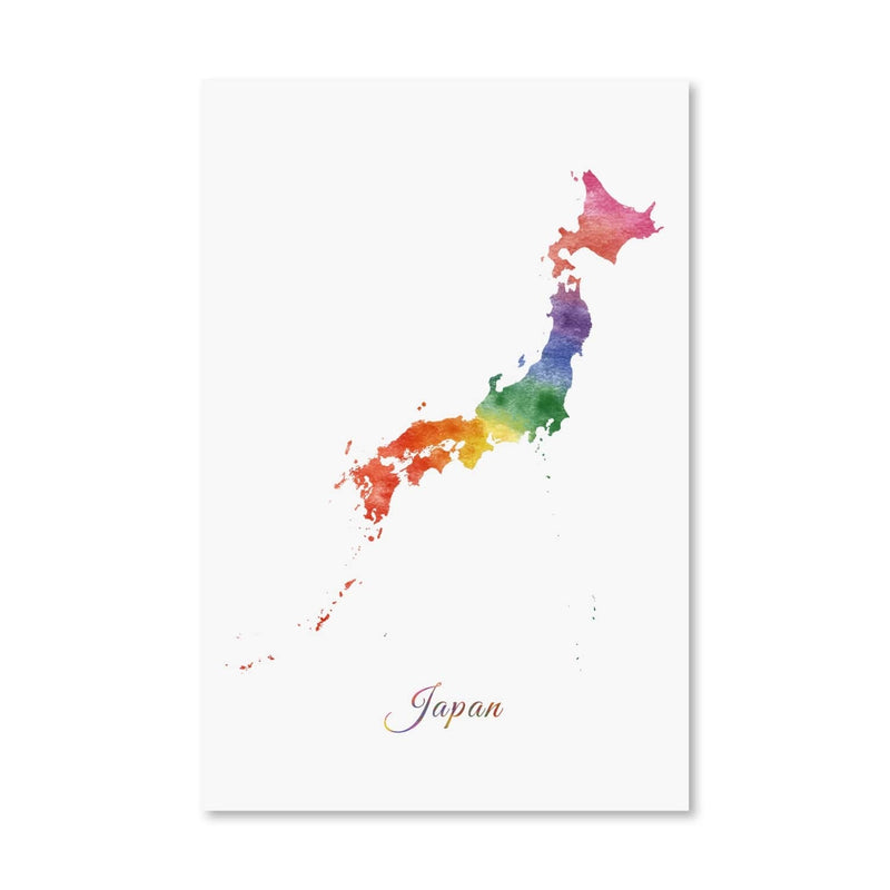 Japan Rainbow Canvas