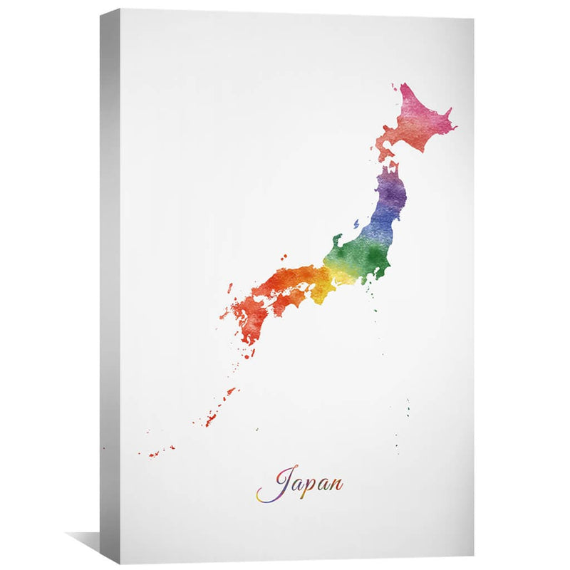 Japan Rainbow Canvas