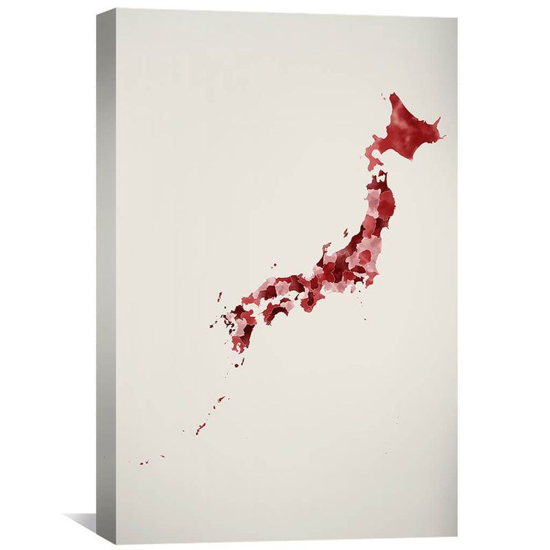 Japan Watercolor Canvas