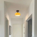 GobekUsa LED Ceiling Lamp Japanese Style Glass Modern Living Room Lighting