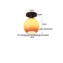 GobekUsa LED Ceiling Lamp Japanese Style Glass Modern Living Room Lighting