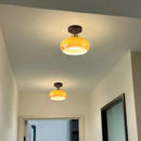 GobekUsa LED Ceiling Lamp Japanese Style Glass Modern Living Room Lighting