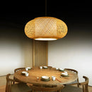 Japanese Bamboo Woven Lantern Pendant Light