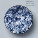 Japanese blue and white kung fu tea cup dining room porcelain bowl by Decorbites