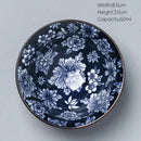 Japanese blue and white kung fu tea cup dining room porcelain bowl by Decorbites
