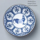 Japanese blue and white kung fu tea cup dining room porcelain bowl by Decorbites