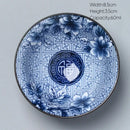 Japanese blue and white kung fu tea cup dining room porcelain bowl by Decorbites