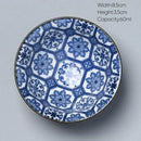 Japanese blue and white kung fu tea cup dining room porcelain bowl by Decorbites