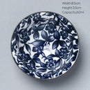 Japanese blue and white kung fu tea cup dining room porcelain bowl by Decorbites