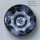 Japanese blue and white kung fu tea cup dining room porcelain bowl by Decorbites