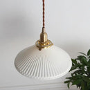 GobekUsa Ceramic LED Pendant Light: Japanese Style, Nordic Design, Modern Living Room Hanging Lamp