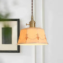 GobekUsa Ceramic LED Pendant Lights: Japanese Style for Living Room, Bedroom, Dining Room