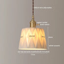 GobekUsa Ceramic LED Pendant Lights: Japanese Style for Living Room, Bedroom, Dining Room