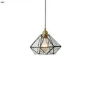GobekUsa Glass LED Pendant Lamp: Handmade Japanese Style Adjustable Hanging Light Fixtures