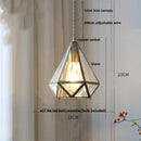 GobekUsa Glass LED Pendant Lamp: Handmade Japanese Style Adjustable Hanging Light Fixtures