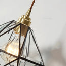 GobekUsa Glass LED Pendant Lamp: Handmade Japanese Style Adjustable Hanging Light Fixtures