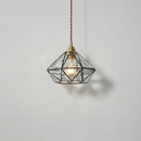 GobekUsa Glass LED Pendant Lamp: Handmade Japanese Style Adjustable Hanging Light Fixtures