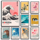 GobekUsa Japanese Hokusai Art Poster Print on Canvas