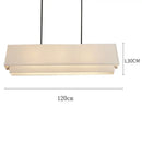GobekUsa Camden Japanese Style Pendant Lamp Minimalist Fabric Shade Kitchen Living Room Lighting