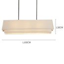 GobekUsa Camden Japanese Style Pendant Lamp Minimalist Fabric Shade Kitchen Living Room Lighting