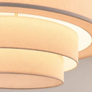 GobekUsa Camden Japanese Style Pendant Lamp Minimalist Fabric Shade Kitchen Living Room Lighting