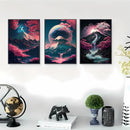 GobekUsa Japanese Natural Landscape Canvas Wall Art Set