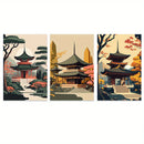 GobekUsa Japanese Natural Landscape Canvas Wall Art Set