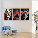 GobekUsa Japanese Natural Landscape Canvas Wall Art Set