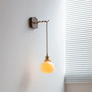 GobekUsa Ceramic LED Wall Light: Japanese Style Fixture, Home Decor for Bedroom & Living Room