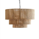 GobekUsa Hemp Rope Pendant Lights Wall Sconce for Living Room Bedroom Japanese Style