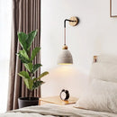 GobekUsa Japanese Style LED Wood Wall Light with Pull Chain Switch for Bedroom and Restaurant