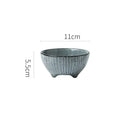 Japanese style matte gray small sauce dishes rice bowl dining room by Decorbites