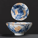 Japanese style multi color ceramic kung fu tea cup set dining room by Decorbites