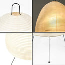 GobekUsa Japanese Style Rice Paper Desk Lamp for Home Decor, E27 Bedroom & Study Room Lighting