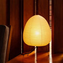 GobekUsa Japanese Style Rice Paper Desk Lamp for Home Decor, E27 Bedroom & Study Room Lighting