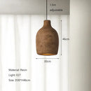 GobekUsa Japanese Style Resin Pendant Lights for Home Decor and Lighting Needs
