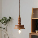 GobekUsa Japanese Style LED Wooden Pendant Light Fixture for Home Decor and Restaurant