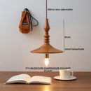 GobekUsa Japanese Style LED Wooden Pendant Light Fixture for Home Decor and Restaurant