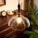 GobekUsa Clear Glass Pendant Lamp Japanese Style LED Hanging Lights