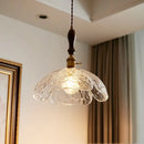 GobekUsa Clear Glass Pendant Lamp Japanese Style LED Hanging Lights