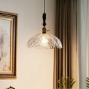 GobekUsa Clear Glass Pendant Lamp Japanese Style LED Hanging Lights