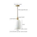 GobekUsa Ceramic LED Hanging Lamp Japenese Style Pendant Lighting for Home Deco