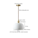 GobekUsa Ceramic LED Hanging Lamp Japenese Style Pendant Lighting for Home Deco