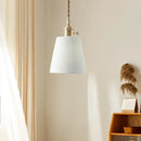 GobekUsa Ceramic LED Hanging Lamp Japenese Style Pendant Lighting for Home Deco